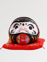 Load image into Gallery viewer, Black Daruma Moneybox