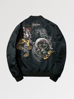 Load image into Gallery viewer, Japanese Yokai Embroidered Bomber