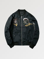 Load image into Gallery viewer, Japanese Yokai Embroidered Bomber