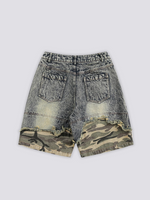 Load image into Gallery viewer, Camouflage Denim Shorts