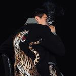 Load image into Gallery viewer, Japanese Tiger Embroidered Cardigan