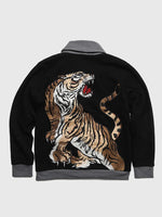Load image into Gallery viewer, Japanese Tiger Embroidered Cardigan