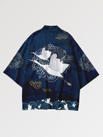 Load image into Gallery viewer, Crane Pattern Haori 'Hanami'