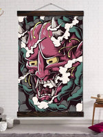 Load image into Gallery viewer, Japanese Demon Painting 'Hannya'