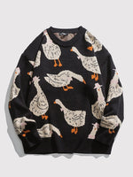 Load image into Gallery viewer, Japanese Goose Design Sweater 'Gacho'