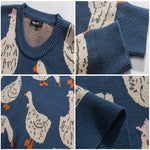Load image into Gallery viewer, Japanese Goose Design Sweater 'Gacho'