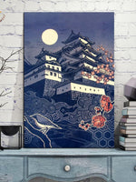 Load image into Gallery viewer, Japanese Temple Painting 'Nijo Castle'