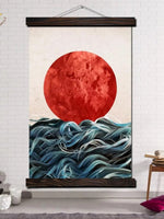 Load image into Gallery viewer, Japanese Wave Painting 'Shinano'