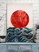 Load image into Gallery viewer, Japanese Wave Painting 'Shinano'