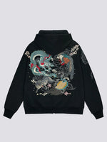 Load image into Gallery viewer, Japanese Zip-Up Hoodie