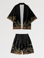 Load image into Gallery viewer, Kimono and Shorts Set 'Aichi'