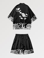 Load image into Gallery viewer, Kimono and Shorts Set 'Ehime'