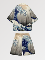 Load image into Gallery viewer, Kimono and Shorts Set 'Fukuoka'