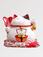 Load image into Gallery viewer, Maneki-Neko Money Box 'Autumn Leaves'