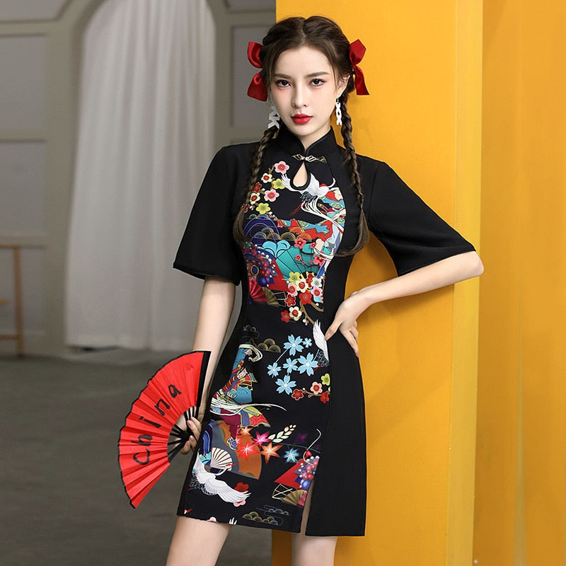 Modern Japanese Dress 'Iro' L