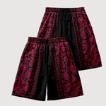 Load image into Gallery viewer, Paisley Pattern Shorts 'Bandana'