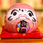 Load image into Gallery viewer, Pink Daruma Moneybox