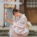 Load image into Gallery viewer, Pink Women Kimono