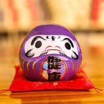 Load image into Gallery viewer, Purple Daruma Moneybox