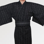 Load image into Gallery viewer, Traditional Black Yukata 'Fuji'
