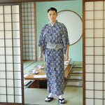 Load image into Gallery viewer, Traditional Japanese Mens Kimono 'Tate'