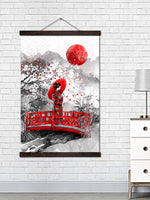 Load image into Gallery viewer, Traditional Japanese Painting 'Geisha and Umbrella'
