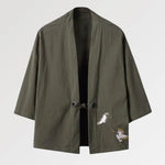 Load image into Gallery viewer, Traditional Mens Kimono Jacket 'Shirafu'