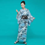 Load image into Gallery viewer, Women's Kanagawa Wave Kimono 'Ninohe'