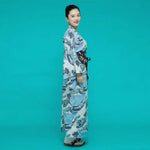 Load image into Gallery viewer, Women's Kanagawa Wave Kimono 'Ninohe'