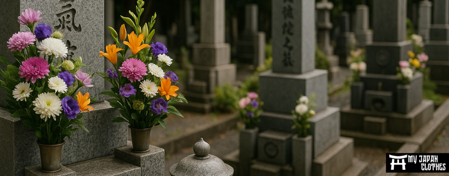 Japanese funeral decoration : Elegance and respect in death