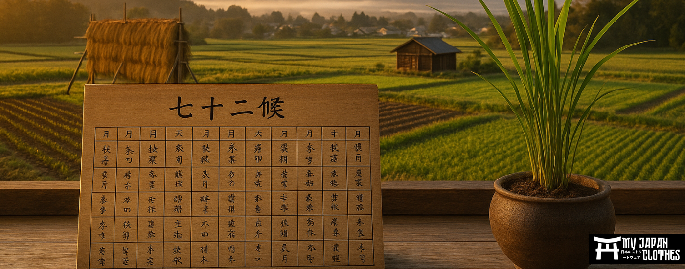 The 72 micro-seasons of Japan : Another perception of time