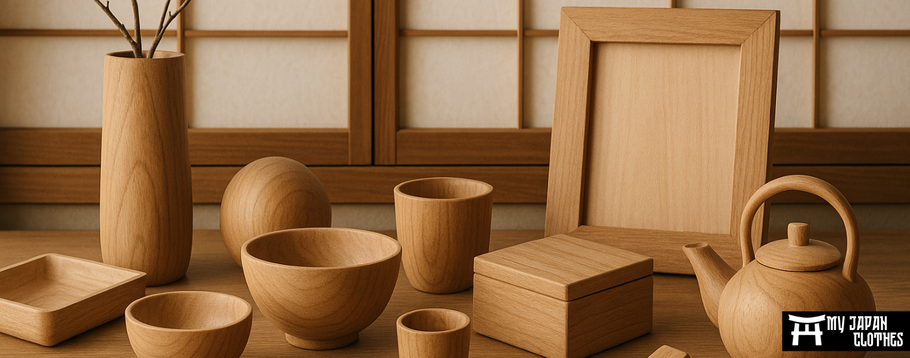Why do the Japanese love raw wooden objects so much ?