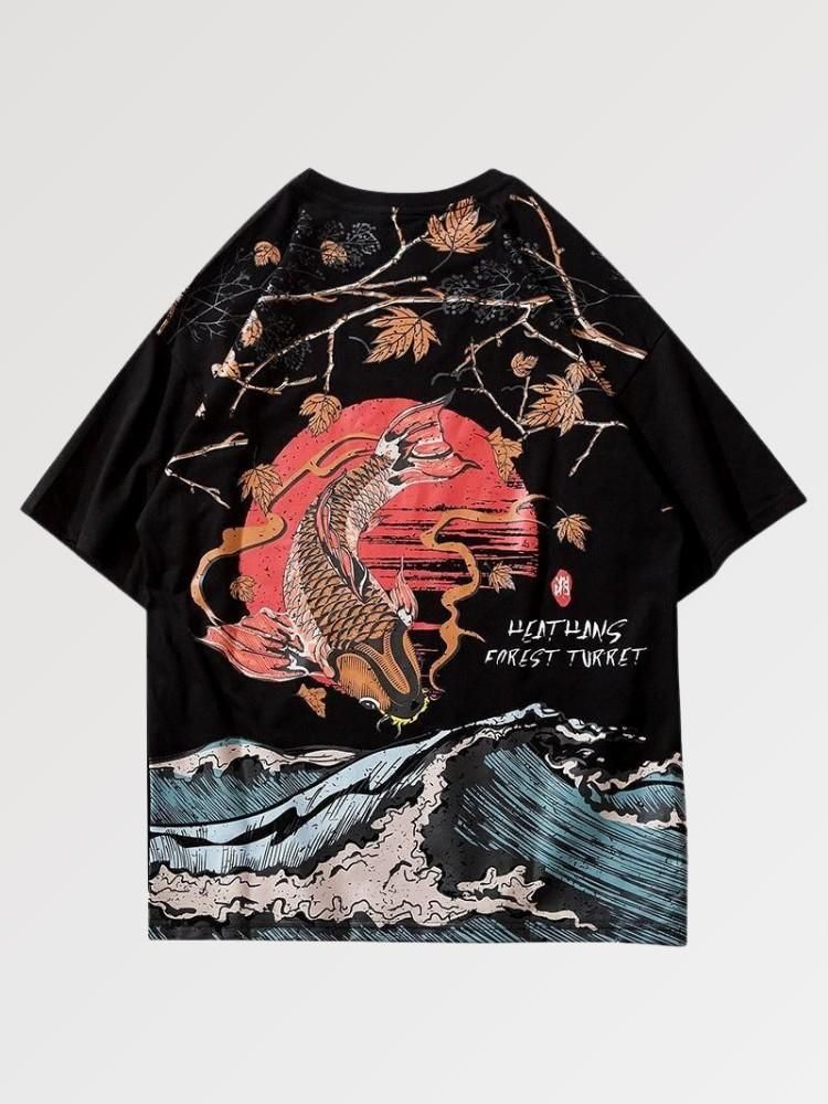 Japanese Traditional Shirt Koi Carp of Kanagawa 'Shimasu'