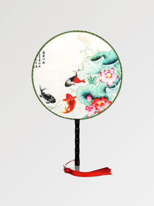 Authentic Japanese Round Fan 'Goldfish'