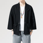 Load image into Gallery viewer, Black Men Kimono
