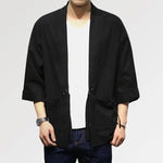Load image into Gallery viewer, Black Men Kimono
