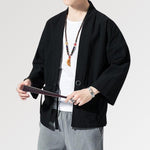 Load image into Gallery viewer, Black Men Kimono
