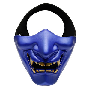 Blue Demon Half Mask