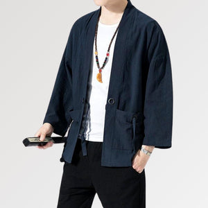 Blue Men Kimono