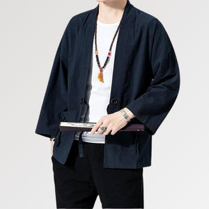 Blue Men Kimono