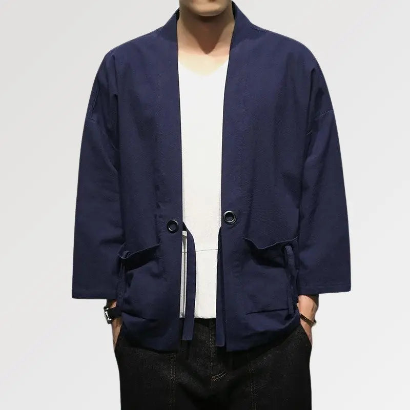 Blue Men Kimono