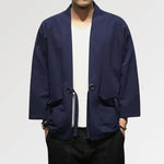 Load image into Gallery viewer, Blue Men Kimono
