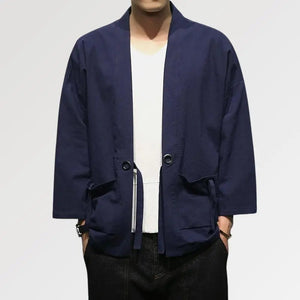 Blue Men Kimono