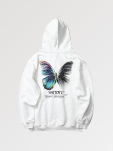 Butterfly Pattern Sweatshirt 'Cho'