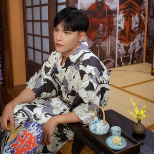Cat Japanese Kimono