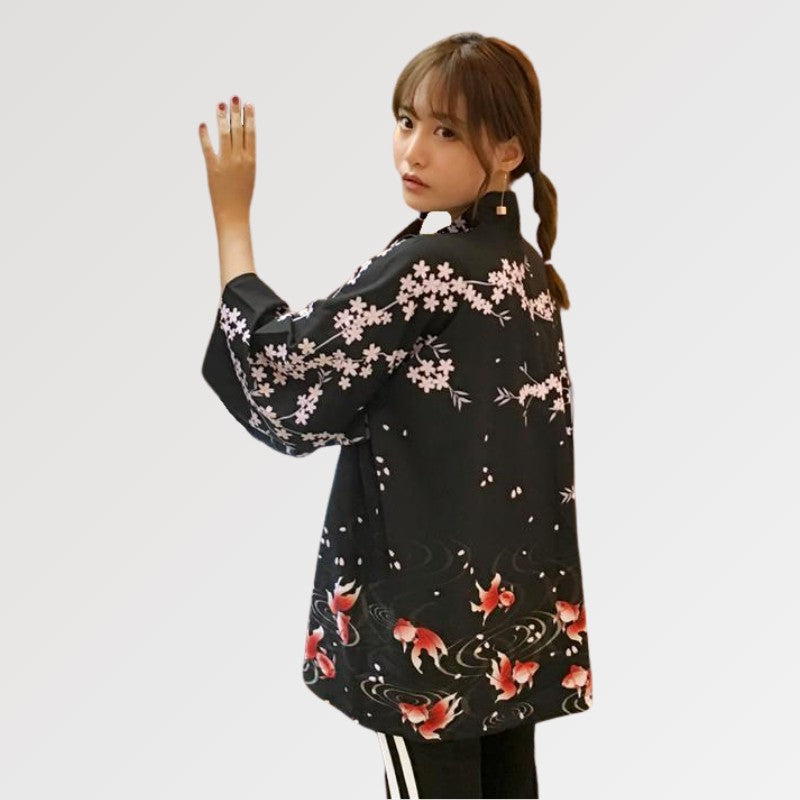 Cherry Blossom Kimono Jacket 'Yaeyama'