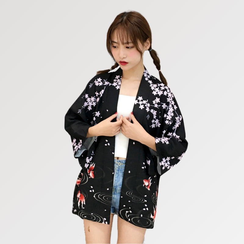 Cherry Blossom Kimono Jacket 'Yaeyama'