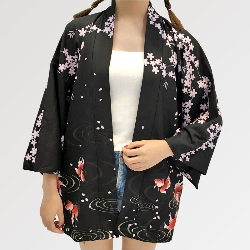 Cherry Blossom Kimono Jacket 'Yaeyama'