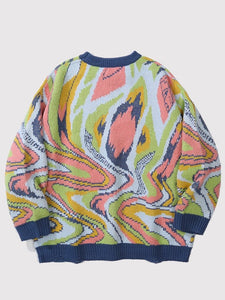 Colorful Japanese Pullover 'Osaka'