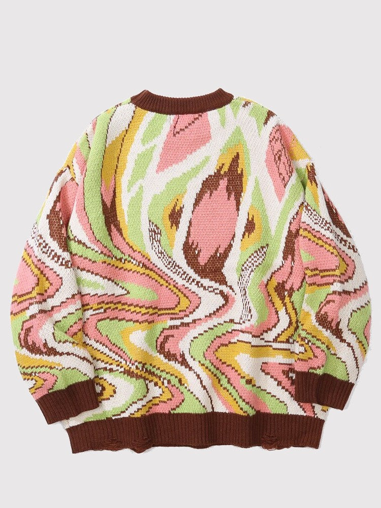 Colorful Japanese Pullover 'Osaka'